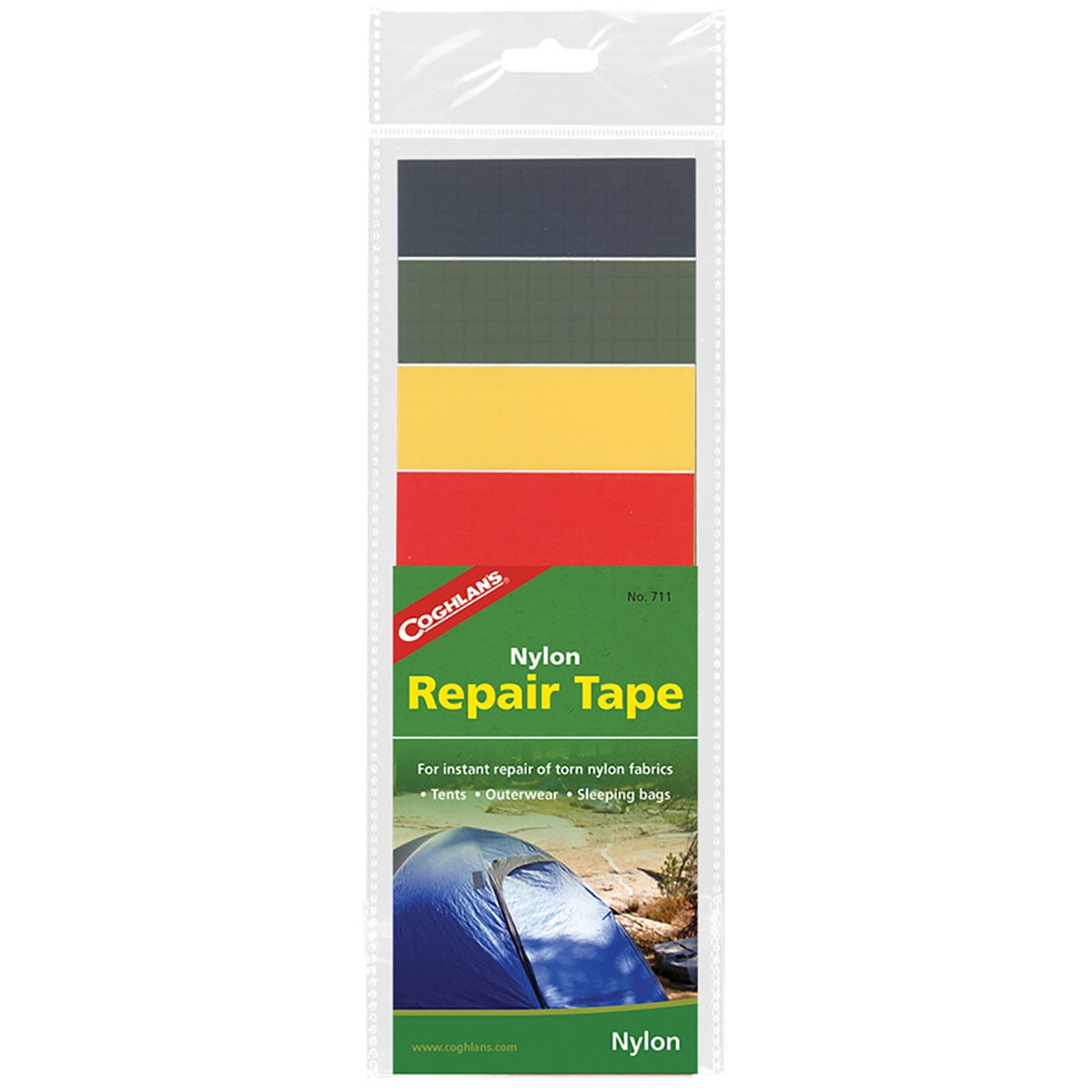 Coghlans Tent Repair Kit Nylon Mosquito Net Patches Seam Seal Thread and More 