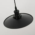thumbnail image 6 of FSLiving Rechargeable Battery Operated Pendant Light with Sleeve&Round Hook RGB Mode Adjustable Wire Length Hanging Light Vintage Black 11.8" Dia Shade Dimmable for Courtyard Countertop - Set of 3, 6 of 6