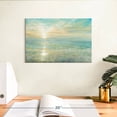 thumbnail image 3 of Elephant Stock Sunrise Wall Art - Horizontal Canvas Wall Art - Living Room Wall Decor - Beach Canvas - Yellow And Blue Decor By Danhui Nai - 12" x 8", 3 of 8