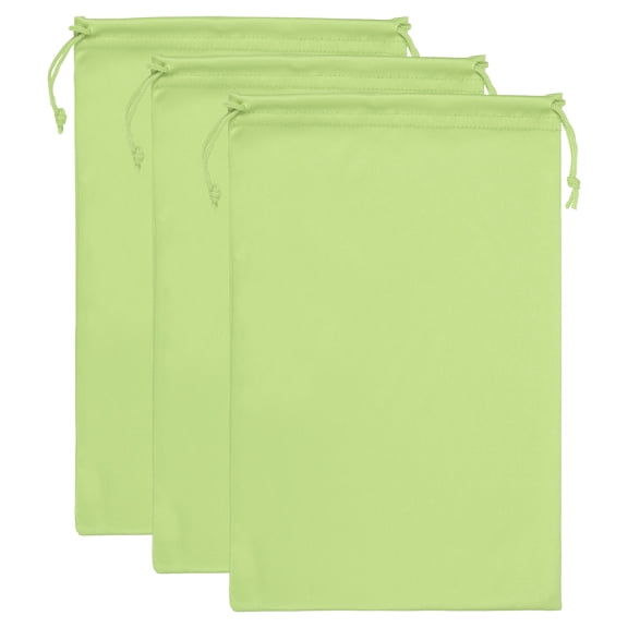 Uxcell Ski Goggle Bag, 3 Pack Microfiber Snow Goggles Case Sleeve, Green