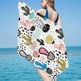 thumbnail image 2 of Zatoumnr Square Microfiber Beach Towel, Lightweight and Sandproof, Perfect for Travel, Swimming Pool, and Beach Day Vacation Necessities Gifts Swim Towels, 2 of 4