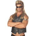 thumbnail image 2 of California Costume Mens Bail Enforcer 80's Long Blonde Mullet Wig, 2 of 2