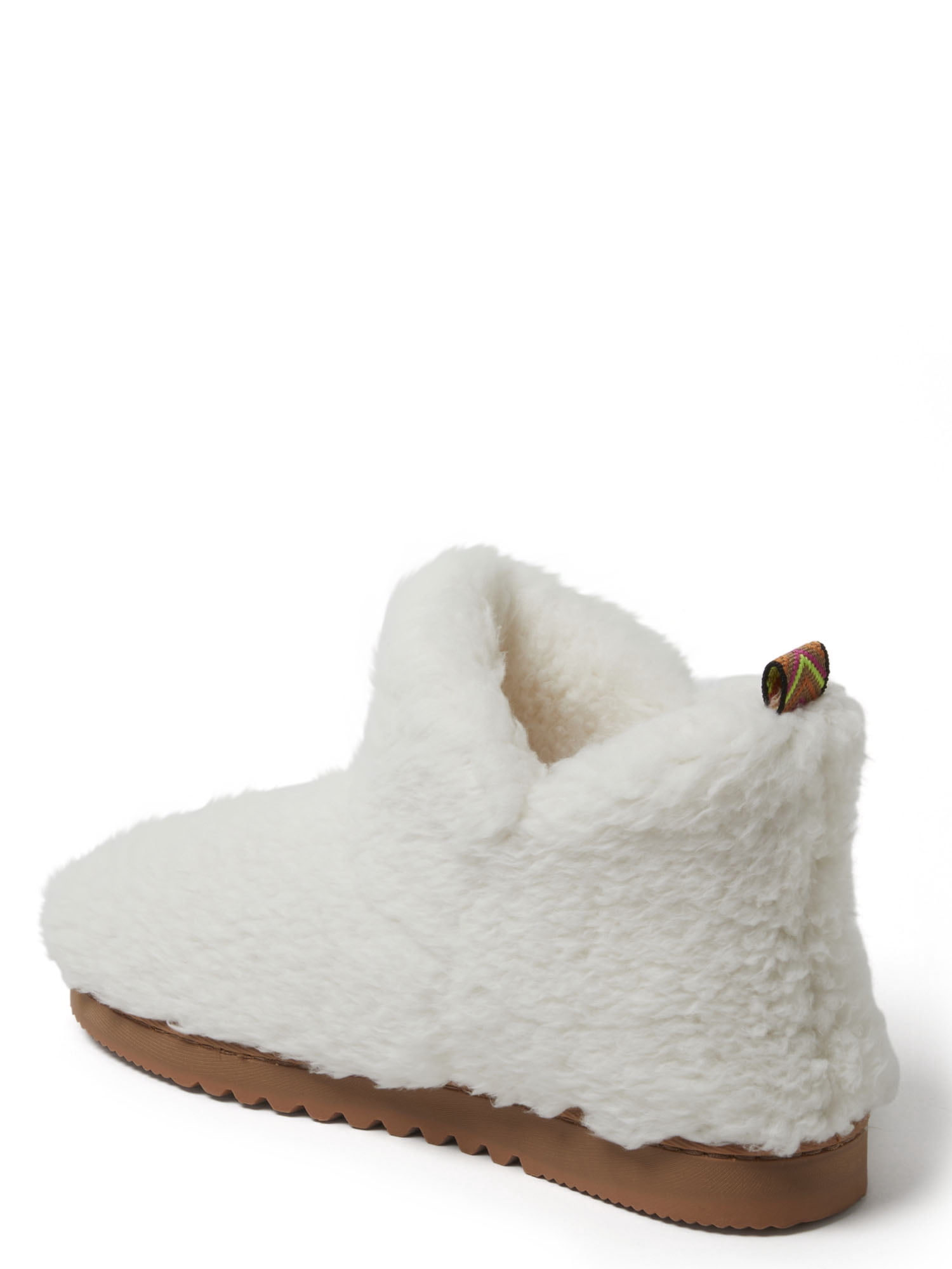 Dearfoams Cozy Comfort Women's Teddy Bootie Slippers