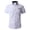 White, variant on Men's Slim Fit Contrast Collar Short Sleeve Business Casual Shirt, Wrinkle-Resistant & Breathable Summer Office Wear