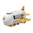 thumbnail image 1 of Juego de juguetes de avión, vehículo, avión con Mini coches, rompecabezas de interacción, juego de coches para niños pequeños, regalos de cumpleaños Amarillo, 1 of 8