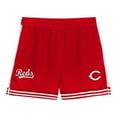 thumbnail image 4 of Toddler Gray/Red Cincinnati Reds Pinch Hitter Infielder T-Shirt & Shorts Set, 4 of 5