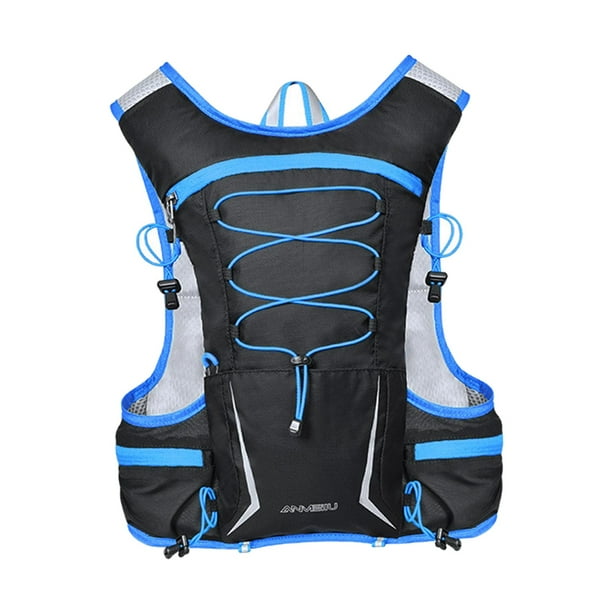 Mochila de ciclismo, bolsa de hidratación para correr, acampar y montar a caballo. Azul 165x145x36cm