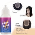 thumbnail image 4 of WIFKLSIIPG Colle à Dentelle Série de Produits pour Cheveux Colle Adhésive pour Perruque Perruque Imperméable Colle pour Perruque Lace front Forte Fixée Transparente Colle à Dentelle Utilisée pour le Remplacement des Cheveux 38 ml, 4 of 7