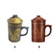 thumbnail image 2 of Injueey Taza de té de arcilla morada con tapa, contenedores de bebidas para el hogar, taza de bebida de estilo chino Vintage redondeada, Cocina y Comedor, 2 of 6