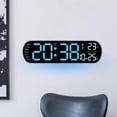 thumbnail image 4 of AMLESO Digital Alarm Clock 12/24H Colorful Ambient Light for Bedroom Classroom Dorm Blue, 4 of 7