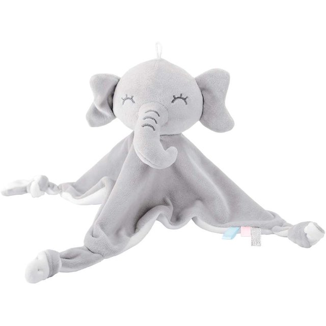 Edredón personalizado niña, edredón elefante bebé niño, suave terciopelo de poliéster, acompañante desde el nacimiento