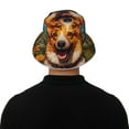 thumbnail image 5 of Rocae Artistic Sunflower Corgi for reflective Bucket Hat for Men Women Summer Beach Travel Summer Cap, 5 of 6
