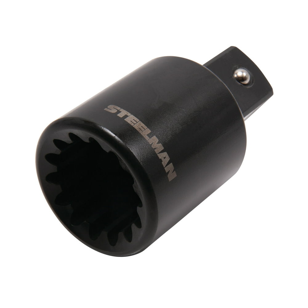 STEELMAN 60561 5 Spline Drive (Female) to 1Inch Square Drive (Male