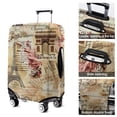 thumbnail image 2 of Trendy Eiffel Tower Travel Luggage Cover Suitcase Protector Luggage Cover Fit  Luggage, 2 of 6