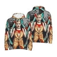 thumbnail image 5 of Harley Quinn Sweatshirt For Mens Fashion Hoodies Pullover Athletic Daily Hoody Hooded Gift, 5 of 5
