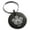 Black, variant on Stainless Steel Tribal Kraken Engraved Small Medallion Circle Charm Keychain Keyring