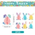 thumbnail image 2 of 6Pcs Easter Party Paper Plates,Easter Tableware Decor Easter Party Decorations Dessert Plates Egg Shape Disposable, 2 of 5