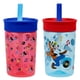 thumbnail image 1 of MAGMALIFE Vaso Entrenador para Niños Twin Tumb, 450 ml (2 Pzs), Popote Flexible Antiderrames, Fácil de Limpiar, Ideal para Viajes, Botella de Agua para Niños, Apto para Lavaplatos Disney Mickey Mouse, 1 of 8