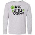 thumbnail image 3 of Inktastic St. Patrick's Day Wee Little Hooligan with Clovers Long Sleeve Youth T-Shirt, 3 of 5