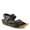 BLACK, variant on Galaire Women’s Leather Wedge Sandal with Soft Insole & Comfort