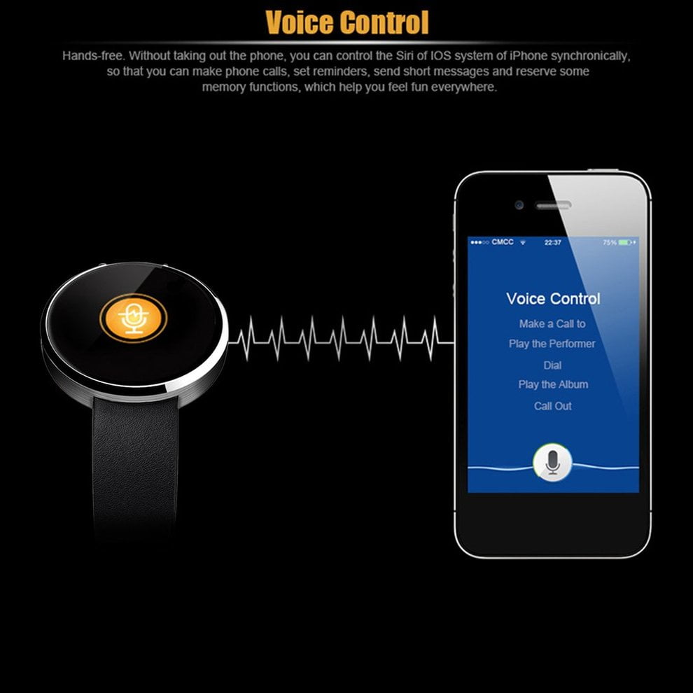 LEMFO DM360 Waterproof Smart Watch Heart Rate Monitor Fitness Tracker |  Walmart Canada