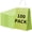 Green, variant on 100 Pcs Medium 8.25x4.3x10.6 Inch Brown Kraft Paper Gift Bags with Handles for Bulk Wedding, Party Favors, Grocery, Shopping, Retail Merchandise, Gift Sacks