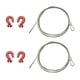 thumbnail image 1 of 3X 1: 10 RC Accesorios de Orugas Cuerda de Remolque de Cuerda de Alambre del Remolque de Metal con Gancho para Partes de RC Coche 1/10 D90 Axial SCX10 Camion RC Coche, 1 of 5