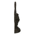 thumbnail image 6 of Rustic Cast Iron Flowers In Basket Vase Decorative Door Stopper Or Wall Decor, 6 of 10