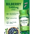 thumbnail image 5 of Bilberry Fruit Extract Capsules 2400mg | 100 Count | Non-GMO & Gluten Free | by Nature's Truth, 5 of 7