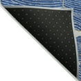 thumbnail image 3 of Addison Rugs Chantille Indoor/Outdoor Transitional Lines Blue Washable Rectangle Rug, 5' x 7'6", 3 of 6