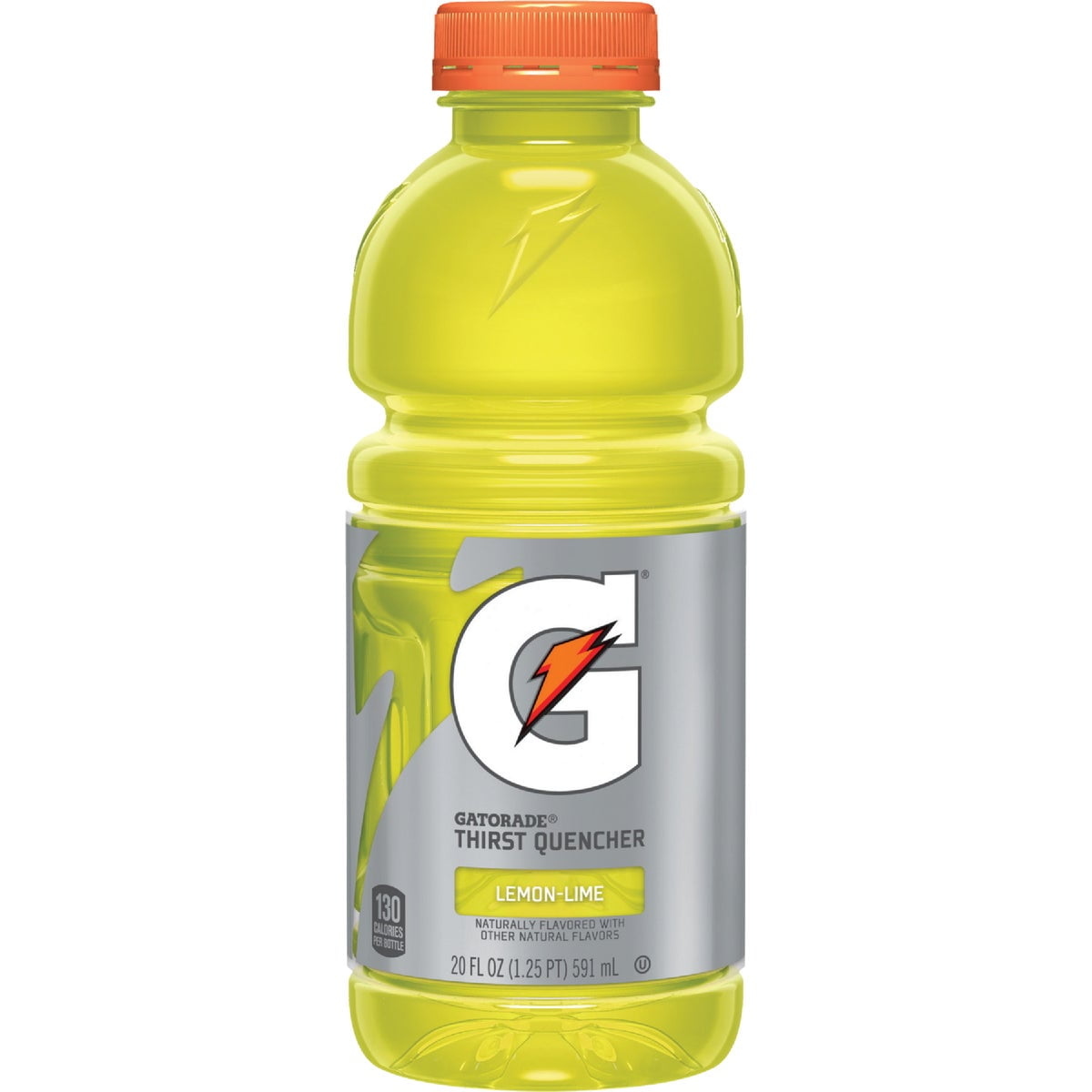 Gatorade 20 Oz Lemon Lime Wide Mouth Thirst Quencher Drink 24 Pack 
