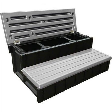 Confer Plastics Storage Steps - Gray LASS36-SC-G-B