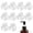 Clear, variant on 10 Pcs Leakproof Cosmetic Dispenser Pump Lock Clip, Reusable Clamp for Lotion Shampoo Cleansing Oil Bottles, Plastic Leak Locks for Travel & Camping(Black)