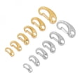 thumbnail image 2 of 5pcs Stainless Steel D Lobster Clasps Spring Hooks Key Chains Bags Snap-fastener Buckles Connectors DIY Jewelry Accessories, 2 of 10