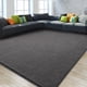 thumbnail image 2 of Alfombra Gifeas, grande, ultrasuave, moderna, 120 x 180 cm, gris oscuro, 2 of 9
