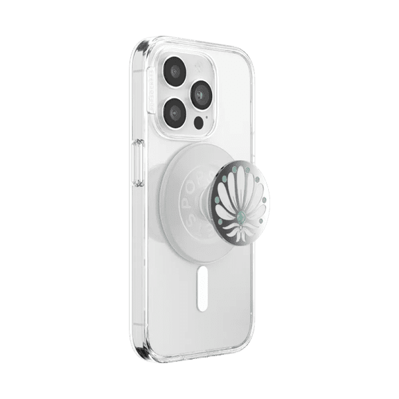 PopSockets Phone Grip for MagSafe, Magnetic Holder, Phone Stand, Boho - Desert Gem Bloom