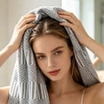 thumbnail image 5 of 6 Pack Solid Color Cotton Towel Set Soft Absorbent Face Hand Towel for Bathroom Gym Spa Daily Care, 5 of 6