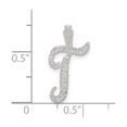 thumbnail image 4 of Sterling Silver T Initial Pendant Necklace, Textured Letter Charm for Women or Unisex, Personalized Capital Monogram Jewelry, Minimalist Alphabet Accessory, Fashion Style for Self Expression, 4 of 6
