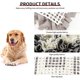 thumbnail image 3 of Alfombrilla para Snuffle para perros, juguetes, manta, alimentación de entrenamiento para perros y mascotas IE075 (45x45cm, gris blanco) JM, 3 of 5