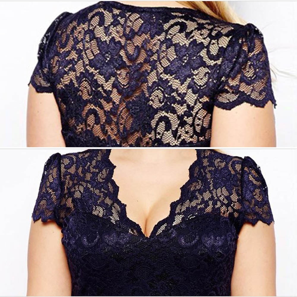 navy blue bodycon dress plus size
