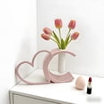 thumbnail image 5 of ZHMRFG Heart Shaped Vase Decor, Geometric Hollow Tabletop Flower Vase, Romantic Versatile Easy to Clean Decor for Valentine's Day Weddings Anniversaries Living Room Kitchen Bathroom Dressing Table, 5 of 9