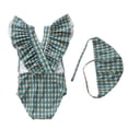 thumbnail image 3 of Cethrio Girls One-Piece Swimsuits, Beach Summer Quick-drying Sleeveless Girls'Swimwear Army Green Size 3-4 T, 3 of 4