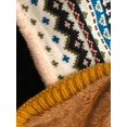 thumbnail image 5 of Winter Knit Neck Warmer Tube Scarf Furry Inside for Men & Women (Dark Red Solid), 5 of 5