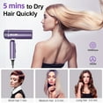 thumbnail image 3 of 7MAGIC Hair Dryer, Blow Dryer with Diffuser, Powerful 1800W Motor for Fast Drying, Hair Dryers for Women with Storage Bag, Folding Handle, Purple, 3 of 12