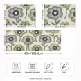 thumbnail image 2 of Yayeee Pillowcase King Size Set of 2 Satin Wrinkle Resistant Pillow Case, Retro Flower, 2 of 8