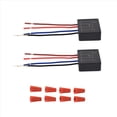 thumbnail image 2 of Paquete de 2 Interruptores de LáMpara TáCtil, MóDulo de Control de LáMpara TáCtil para LED Regulable, Bombillas, Kit de Reemplazo de Interruptor de LáMpara con Tapas de Cableado, 2 of 5