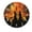 FFclock021, variant on ZXCXRQFa Round Desk Clocks, Halloween Pumpkin Wall Clocks for Living Room Decor,Kitchen Clocks Wall Battery Operated - 10 Inch Round Bathroom Wall Clock Silent Non-Ticking