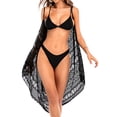 thumbnail image 5 of Womens Swim Cover UpBathing Suit Cover Up Crochet Lace Bikini Swimsuit Dress Beach Dress, 5 of 6