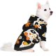 thumbnail image 2 of Fotbe Cat Skulls and Flowers Sudadera con Estampado para Perros Pequeños – Suéter con Capucha para Mascotas, Tela Suave de Forro Polar con Bolsillo-Large, 2 of 7