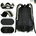 thumbnail image 4 of Camo Backpack 40L Large Capacity Lightweight Travel Hiking Work School Bag for Men & Women, Light Khaki, BP8023, 4 of 10